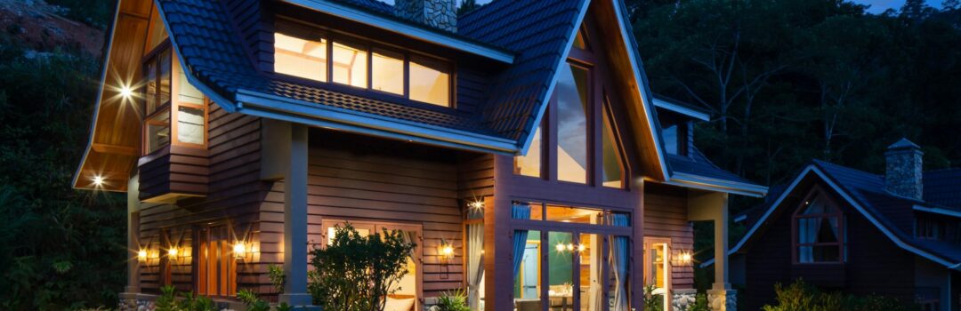 brown and black wooden house